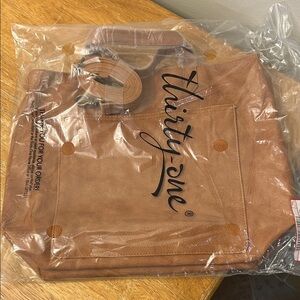 Thirty-One Brown Tote